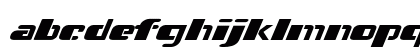 Hendockle Bold Italic Lowercase Preview