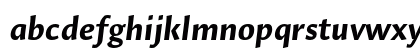 Hildegard LT Std Bold Italic Lowercase Preview