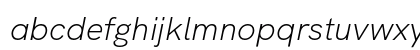 HK Grotesk Light Italic Preview