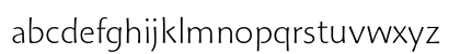 Hoffmann Light Lowercase Preview