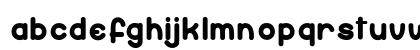 Holy Moly light Regular Lowercase Preview