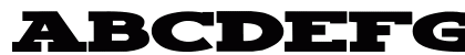 NewWGL4Font Regular Lowercase Preview