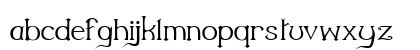 MilleniGem Regular Lowercase Preview