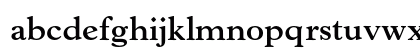 Horley Old Style MT Std Bold Lowercase Preview