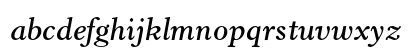 Horley Old Style MT Std Semibold Italic Preview