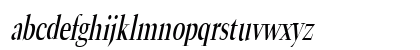 Horn-Condensed Italic Lowercase Preview