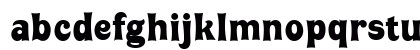 Huckleberry Regular Lowercase Preview