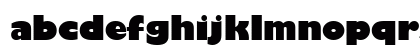 Humanst521 UBd BT Ultra Bold Lowercase Preview