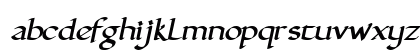 Humble Oblique Lowercase Preview