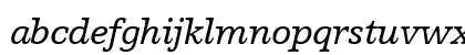 HumstSlab712 BT Italic Lowercase Preview