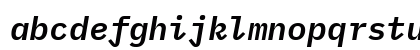 IBM Plex Mono SemiBold Italic Preview