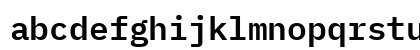 IBM Plex Mono SemiBold Regular Preview