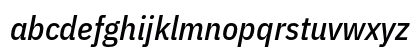 IBM Plex Sans Condensed Medium Italic Preview