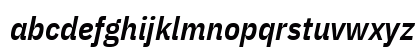 IBM Plex Sans Condensed SemiBold Italic Preview