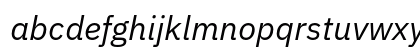 IBM Plex Sans Italic Preview