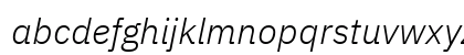 IBM Plex Sans Light Italic Preview