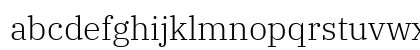 IBM Plex Serif Light Regular Lowercase Preview