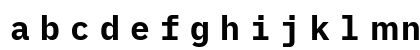 iMWritingDuoS NF Bold Lowercase Preview