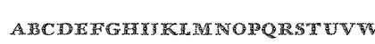 Imprenta Royal Nonpareil Trash Regular Lowercase Preview