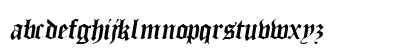 Incident Oblique Lowercase Preview