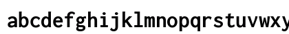 Inconsolata Bold Lowercase Preview