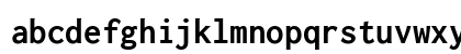 Inconsolata Bold Lowercase Preview