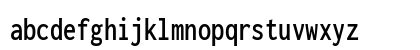 Inconsolata Condensed SemiBold Regular Lowercase Preview
