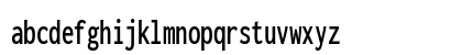 Inconsolata ExtraCondensed SemiBold Regular Lowercase Preview