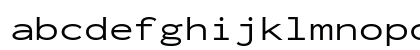 Inconsolata ExtraExpanded Regular Lowercase Preview