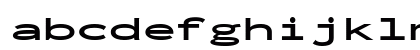 Inconsolata UltraExpanded ExtraBold Regular Lowercase Preview