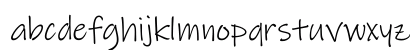 Ink Free Regular Lowercase Preview
