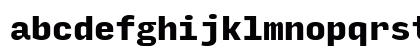Input Mono Black Lowercase Preview