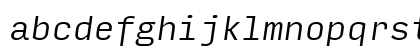Input Mono Light Italic Preview