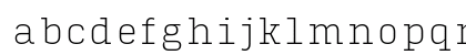 Input Serif Thin Preview