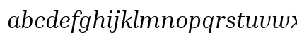 Inria Serif Italic Lowercase Preview