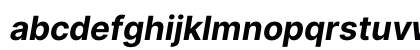 Inter Bold Italic Preview