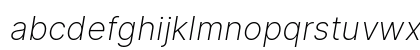 Inter Extra Light Italic Preview