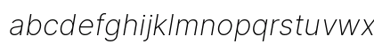 Inter Extra Light Italic Preview