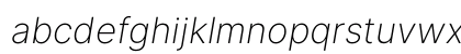 Inter Extra Light Italic Preview
