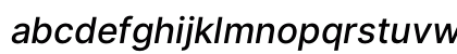 Inter Medium Italic Preview
