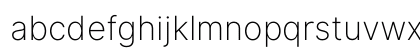 Inter UI Extra Light Regular Lowercase Preview