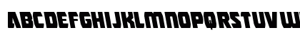 Intergalactic Leftalic Italic Lowercase Preview