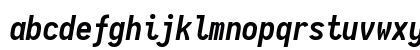 Iosevka Bold Italic Preview