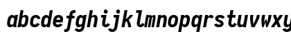Iosevka Extrabold Italic Preview
