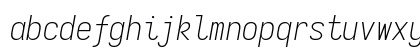Iosevka Extralight Italic Preview