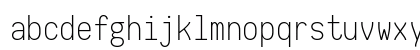 Iosevka Extralight Regular Lowercase Preview