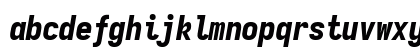 Iosevka Heavy Italic Lowercase Preview