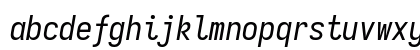Iosevka Italic Preview