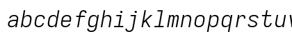 Iosevka Light Extended Oblique Regular Preview