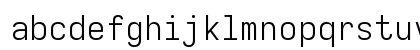 Iosevka Light Extended Regular Lowercase Preview